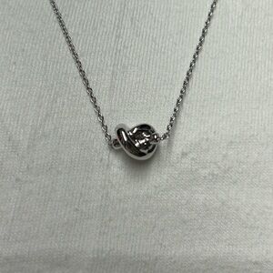 Kate Spade Silver Sailor’s Knot Necklace